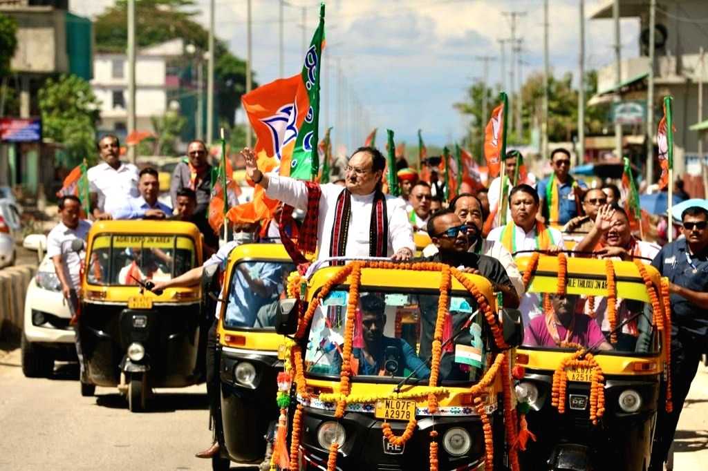 Months ahead of polls, Nadda holds meeting with Nagaland BJP leaders, visits church - Vimarsana News