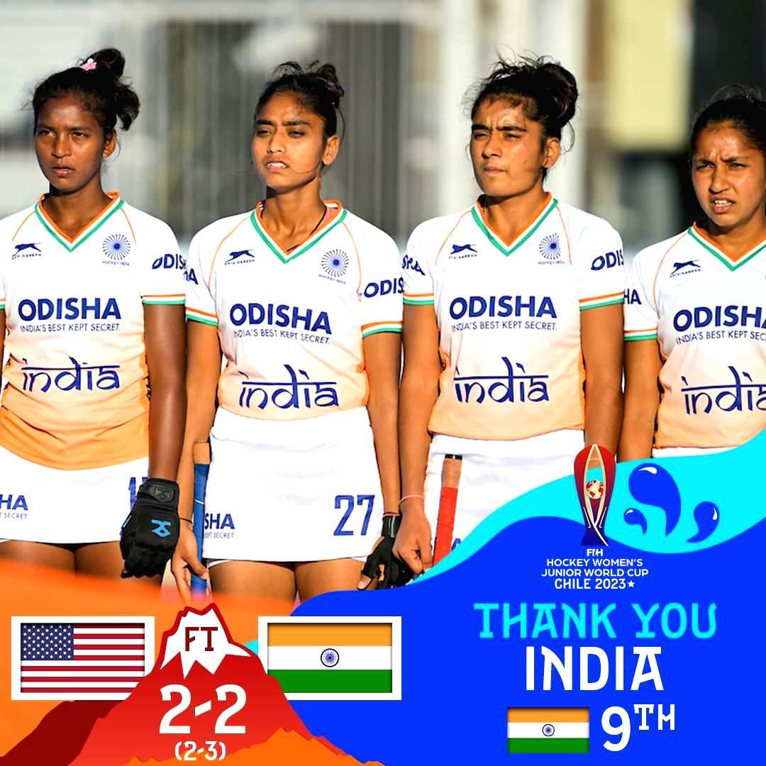 Junior women's hockey WC: beat USA in shoot-off to finish ninth - Vimarsana News