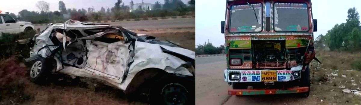 Karnataka: 4 students killed, 2 injured in road accident - Vimarsana News