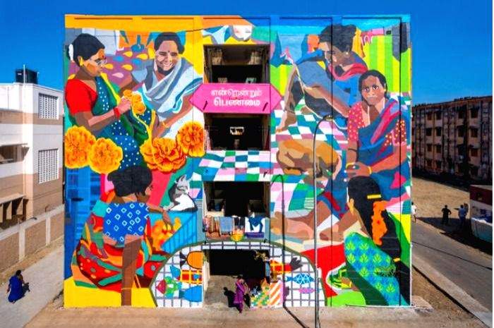 Kannagi Nagar: First 'Art District' of Chennai to get facelift - Vimarsana News