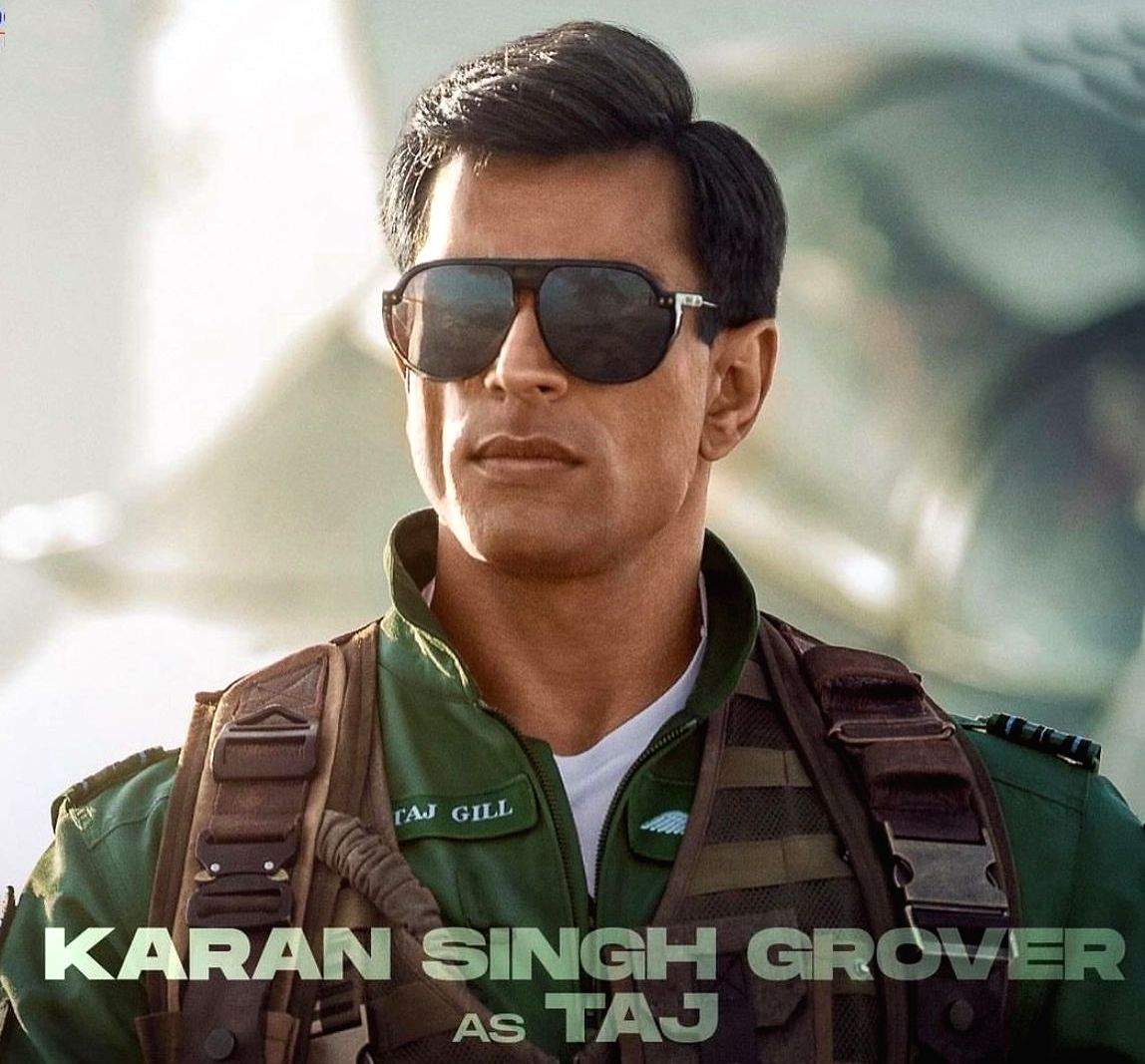 Karan Singh Grover looks fierce as Squadron Leader Taj in 'Fighter' poster - Vimarsana News