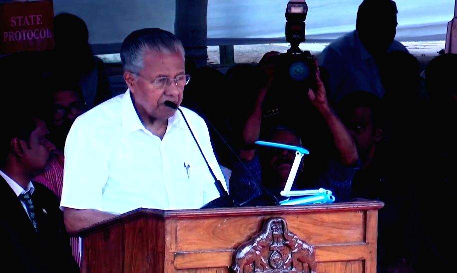 Vijayan addresses poll rally; remains mum on row over dealings of daughter's firm - Vimarsana News