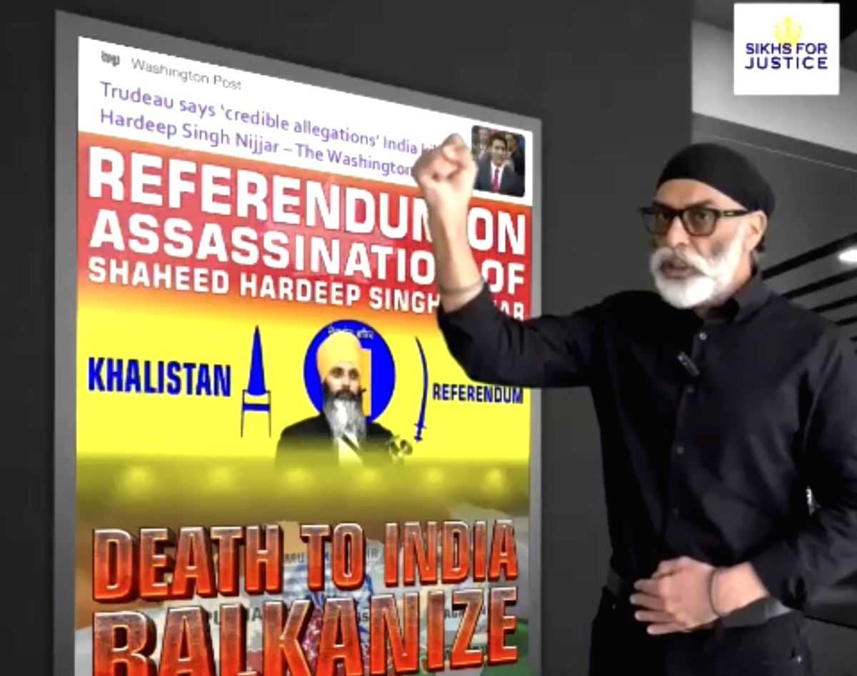 Khalistani terrorist Pannun plans to create 'democratic republic of Urduistan' to separate Kashmir from India - Vimarsana News