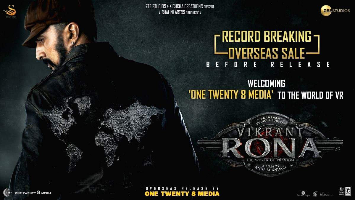 Kichcha Sudeep's 'Vikrant Rona' clinches record deal for overseas distribution of Kannada movie - Vimarsana News