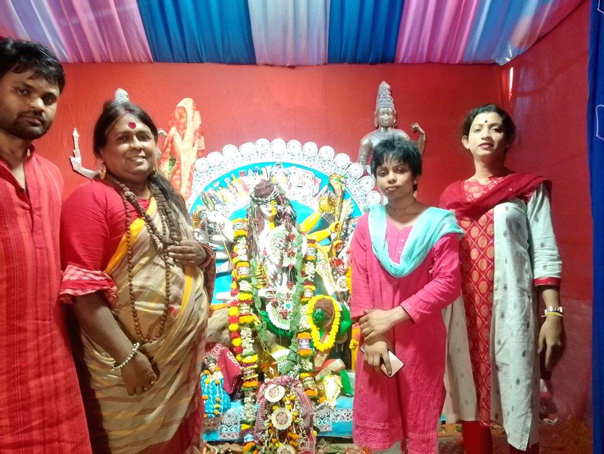 Kolkata's unique trans organised Durga Puja celebrating its 6th year - Vimarsana News