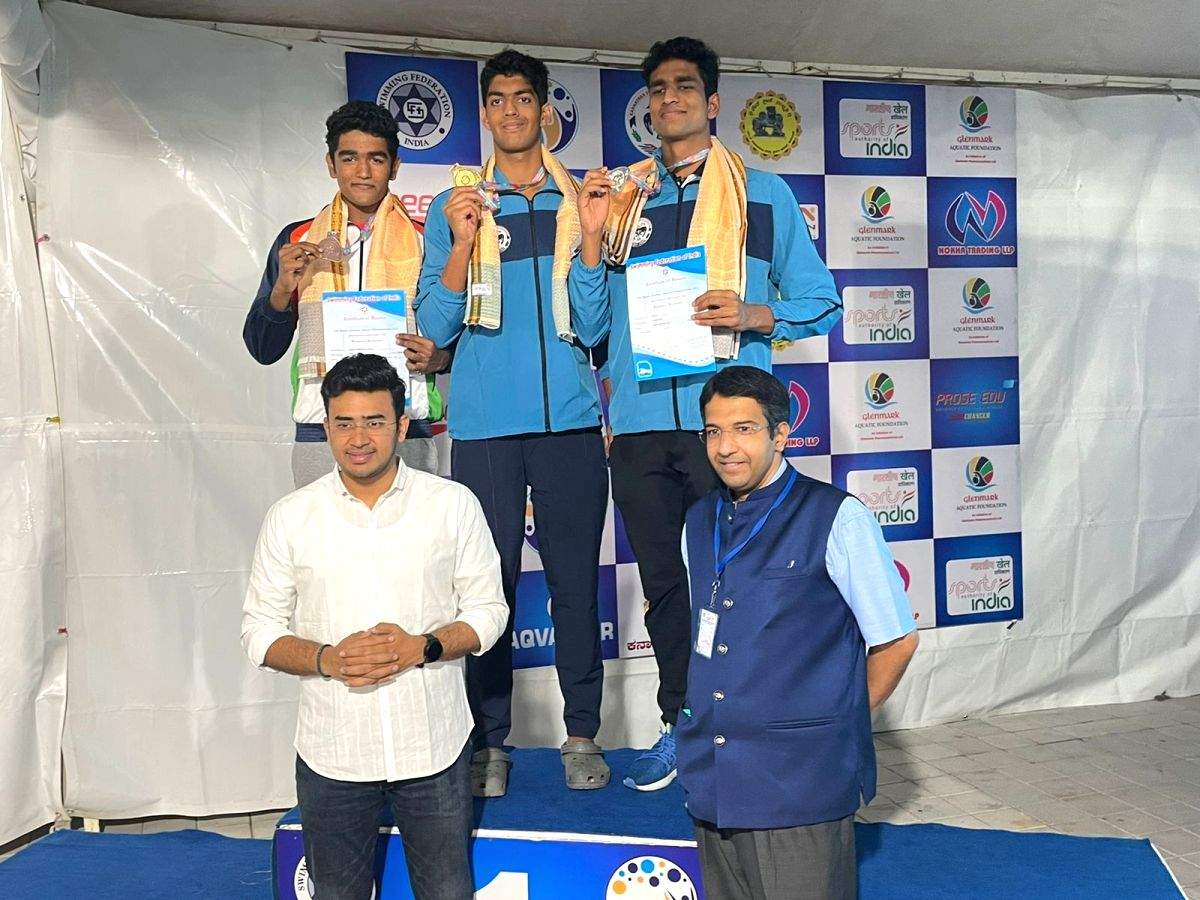 Kushagra Rawat, Srihari Nataraj set records in national swimming c'ship - Vimarsana News