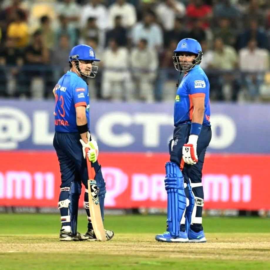 LLC Masters: Gambhir, Uthappa power India Maharajas to 10-wicket win over Asia Lions - Vimarsana News
