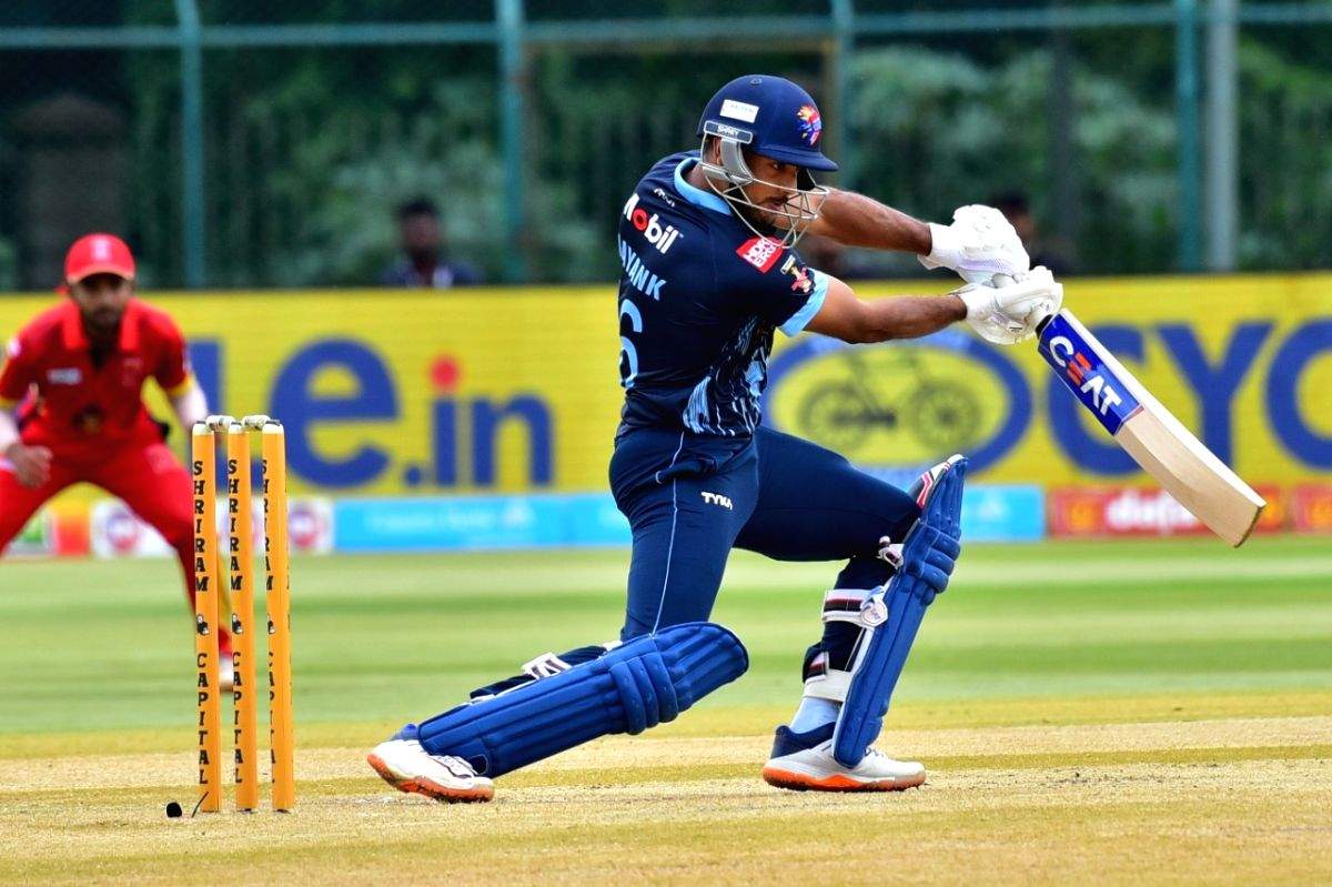 Maharaja Trophy: Mayank Agarwal's Bengaluru Blasters win by 35 runs against Mangalore United - Vimarsana News