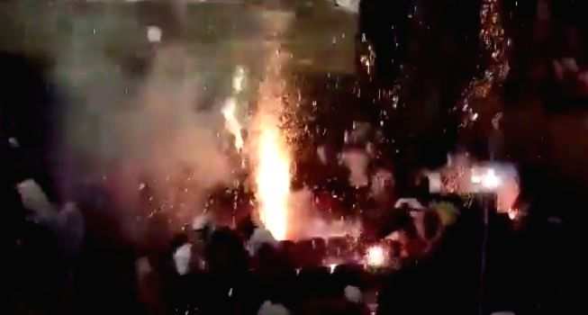 RGV shares video of Salman Khan fans bursting crackers in theatre screening 'Tiger 3' - Vimarsana News