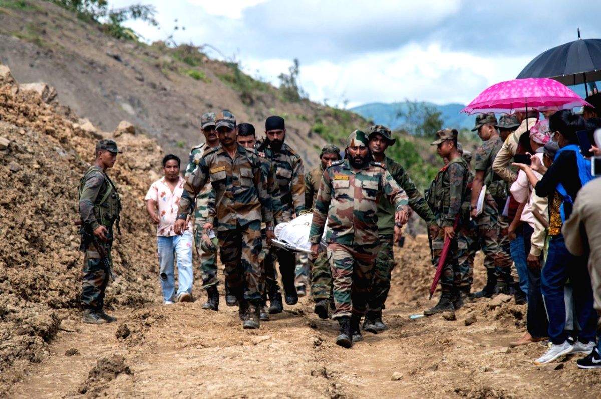 Manipur landslide toll 27 as 8 more bodies found, over 40 missing - Vimarsana News