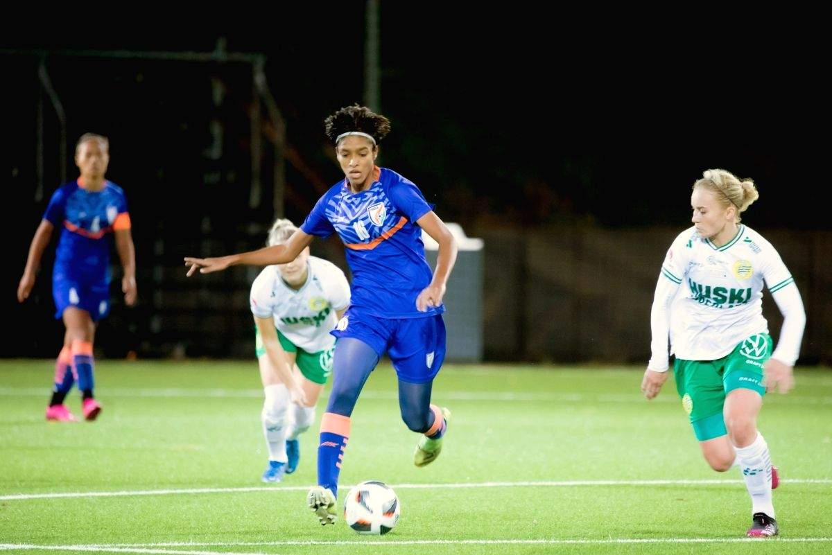 Manisha Kalyan becomes first Indian woman footballer to score against Brazil - Vimarsana News