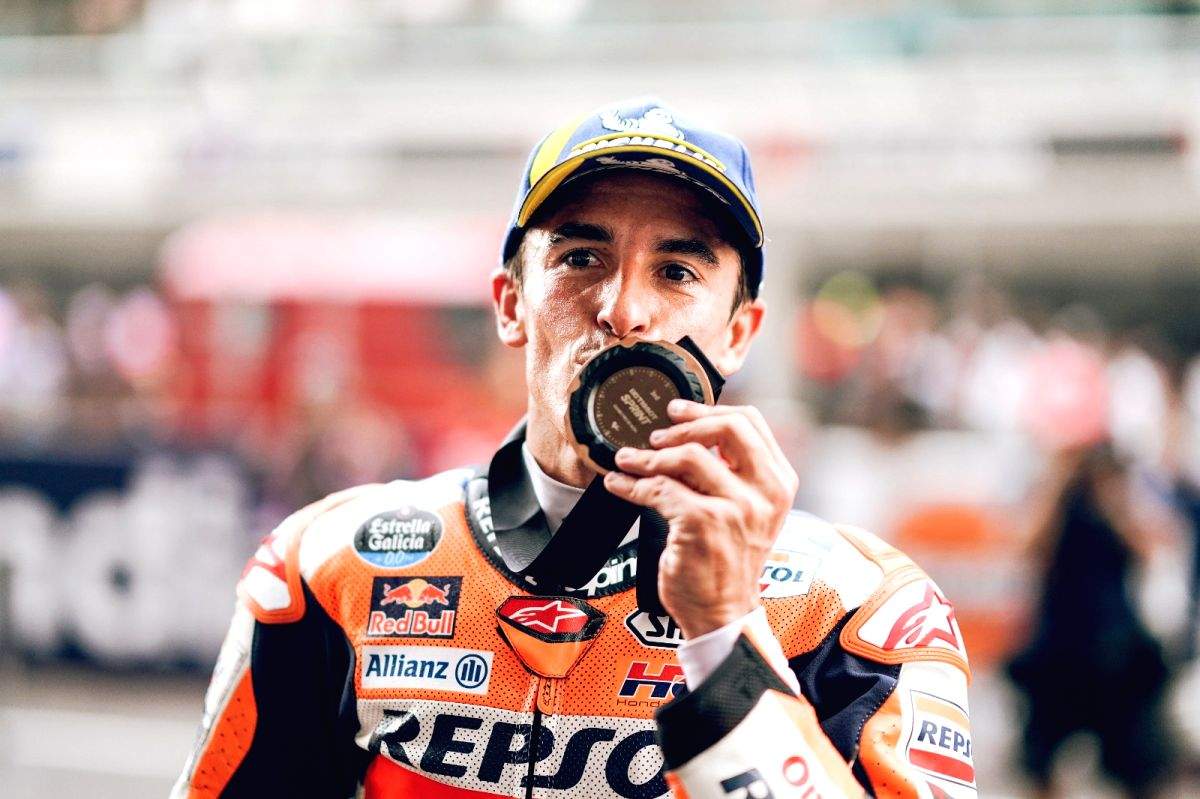 Marquez returns with a superb podium, Mir shows his potential - Vimarsana News