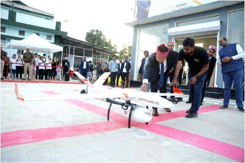 Meghalaya to start larger drone services to carry medicines in remote areas - Vimarsana News