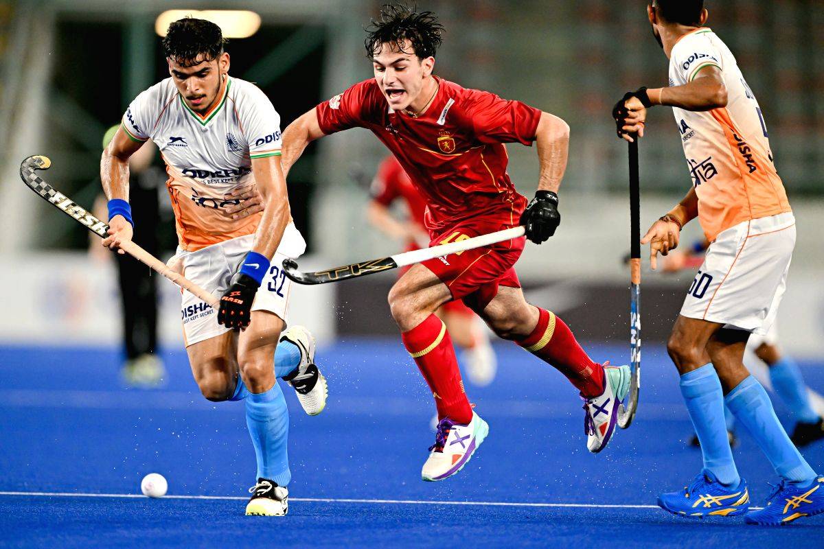 Men's Jr World Cup Hockey: India go down to Spain 4-1 in a league match - Vimarsana News