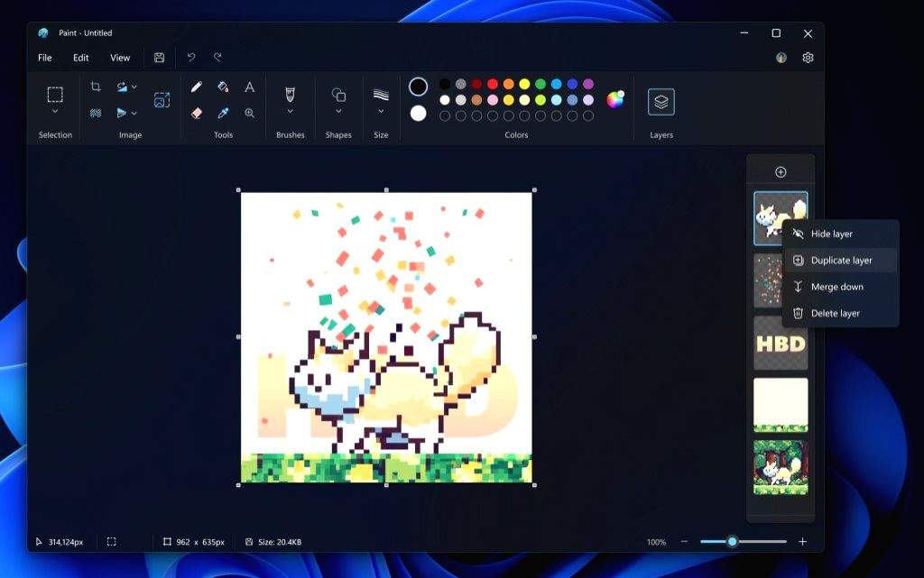 Microsoft updates Paint app after 38 years, adds layers & transparency features - Vimarsana News