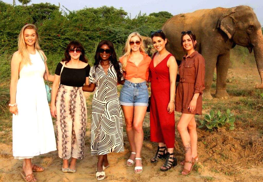Miss Universe Great Britain 2022 visits Elephant Conservation & Care Centre - Vimarsana News