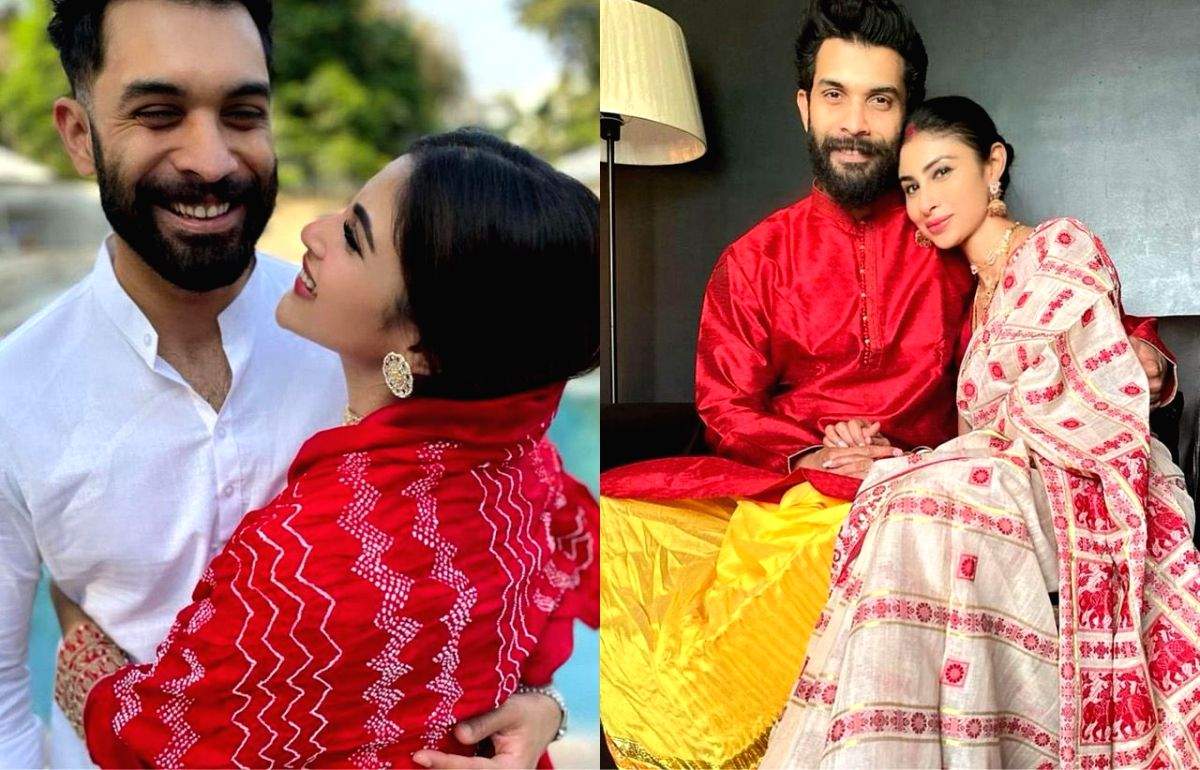 Mouni Roy is missing her husband on Dussehra, drops candid photos - Vimarsana News