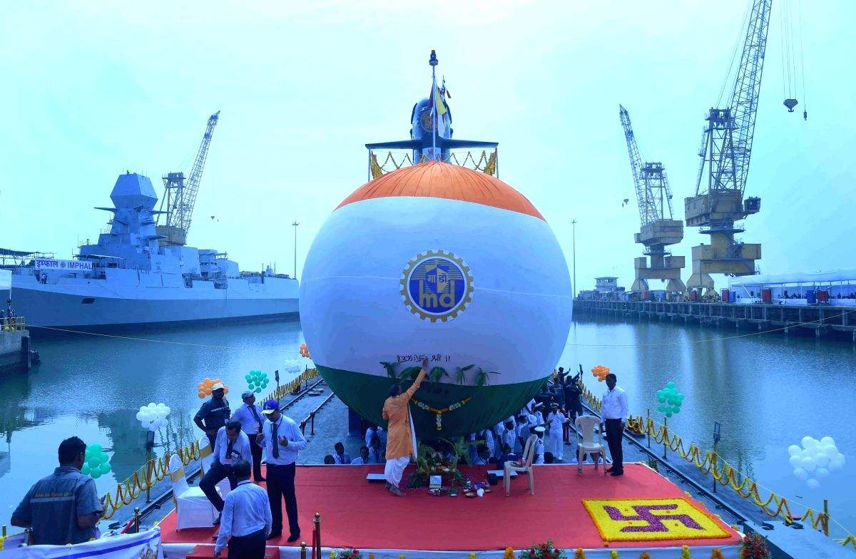 6th Scorpene submarine 'Vagsheer' launched in Mumbai - Vimarsana News
