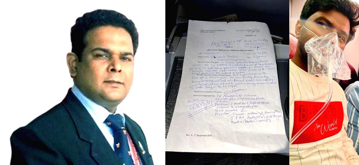 Mumbai gynaec 'delivers' engineer from likely death, 32K-feet mid-air - Vimarsana News