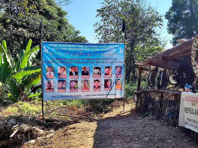 One year of Nagaland killings: Black flag protests staged in 6 districts - Vimarsana News