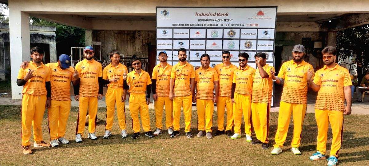 Nagesh Trophy men's national T20 cricket tournament for blind kicks off in Jammu; J&K, Goa register wins - Vimarsana News