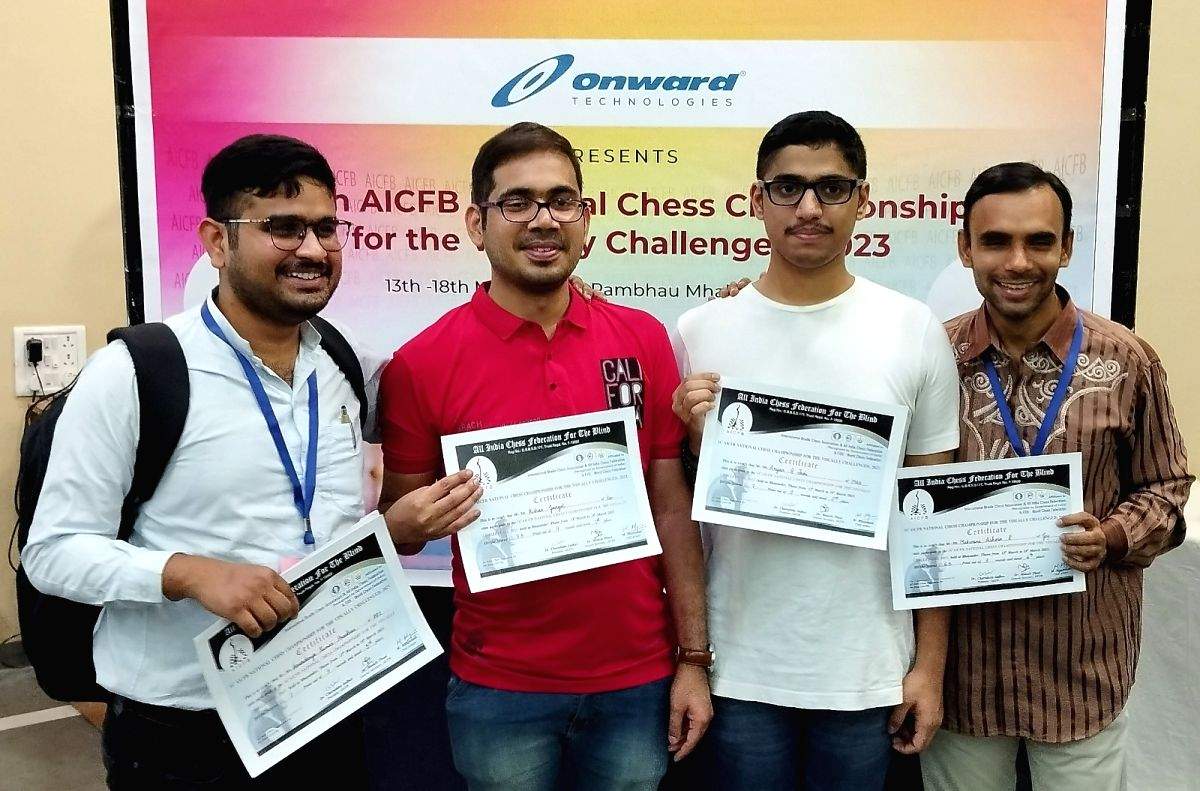 National Chess C'ship for visually challenged: Kishan Gangolli regains the coveted title - Vimarsana News