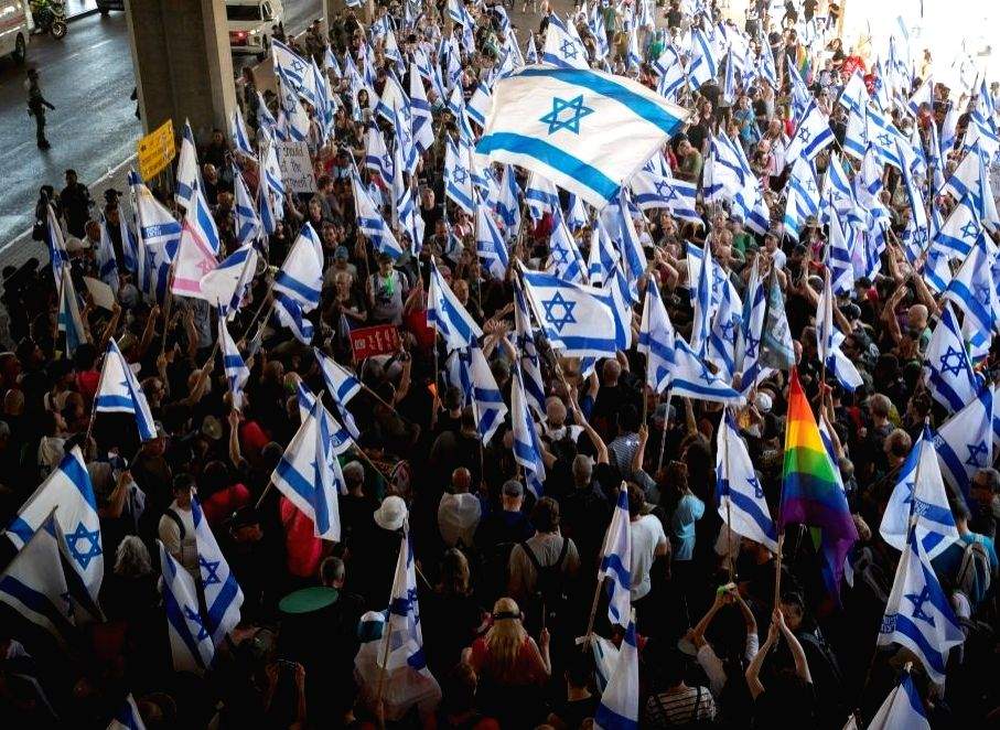 Israel passes law to limit powers of judiciary amid massive protests - Vimarsana News
