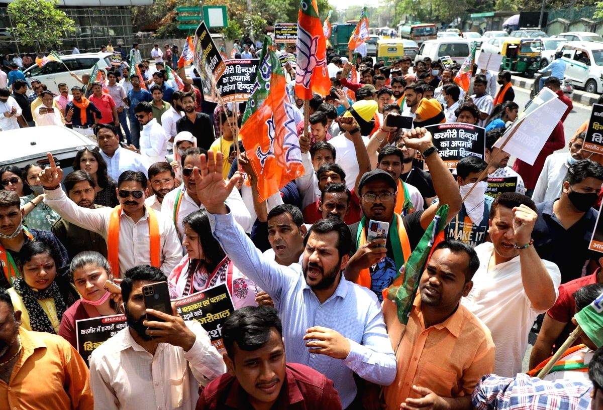 'The Kashmir files' row: 70 detained for creating ruckus outside Delhi CM's house - Vimarsana News