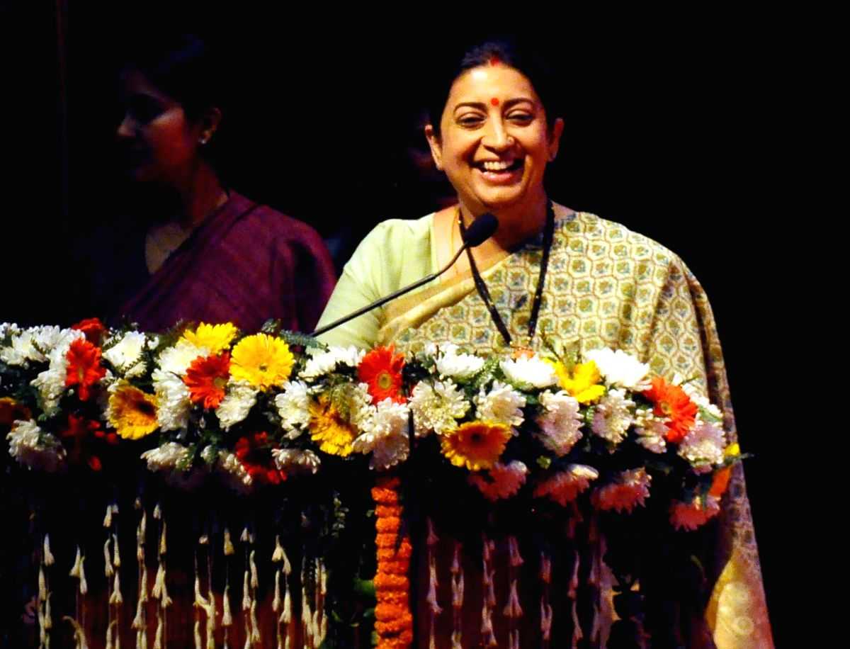 Development of nation not possible without women's participation: Smriti Irani - Vimarsana News