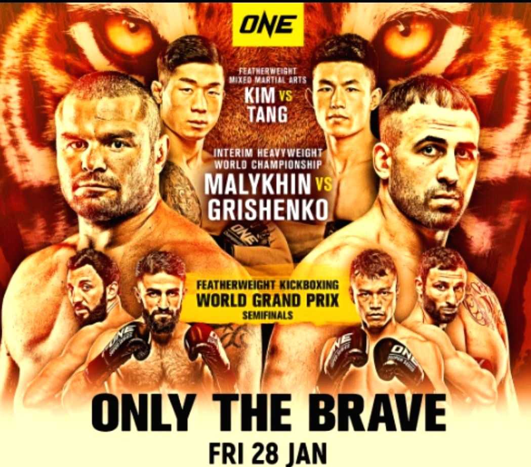 ONE Only The Brave: Malykhin to fight Grishenko on Jan 28 - Vimarsana News