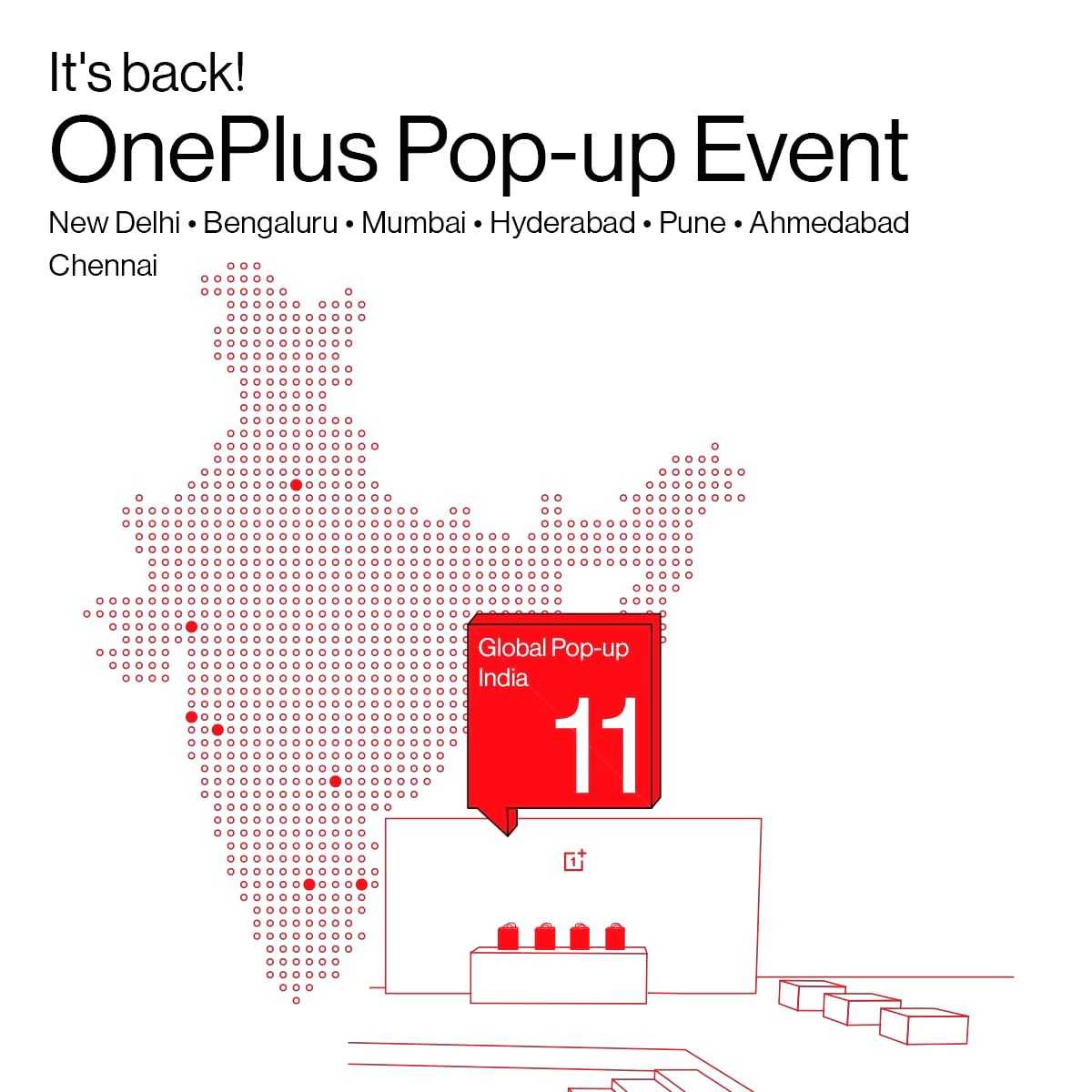 OnePlus announces pop-ups across 7 cities to showcase newly launched products - Vimarsana News