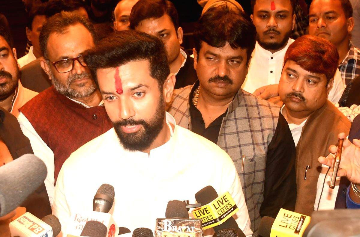 Chirag Paswan blames Nitish govt over attacks on BJP leaders in Bihar - Vimarsana News