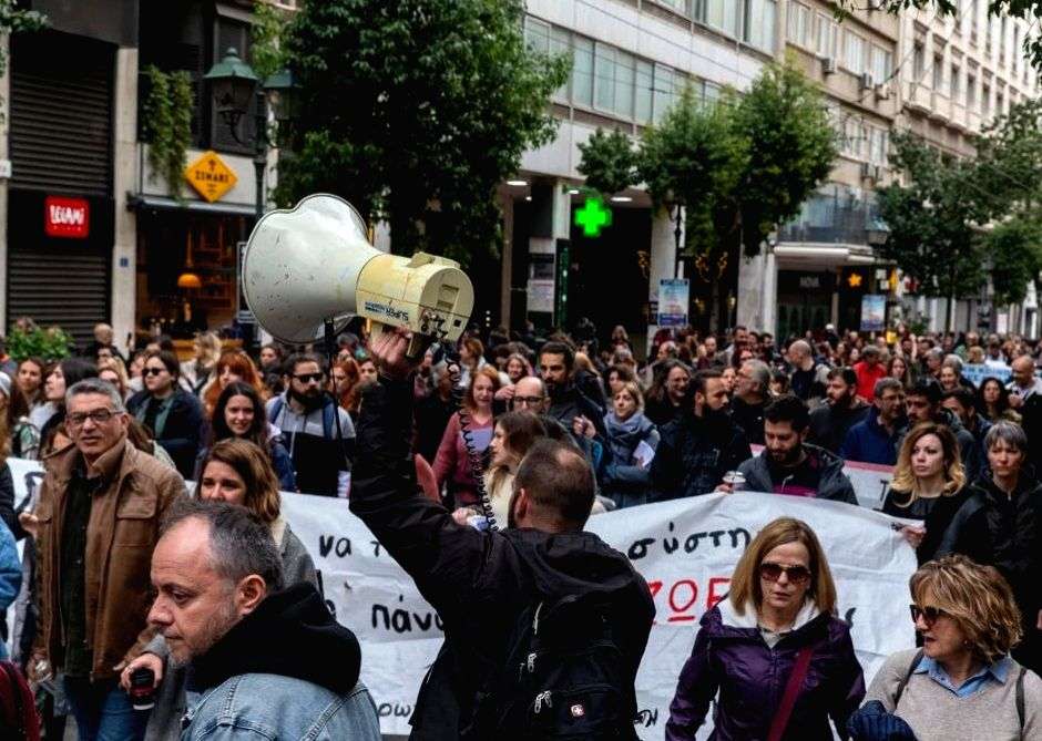 Greece's self-employed professionals protest against tax reforms - Vimarsana News