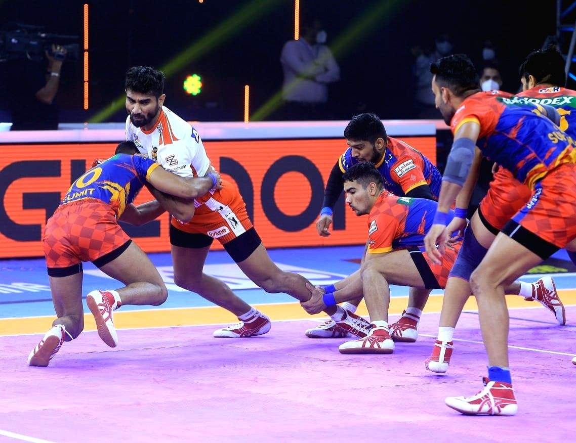 PKL 8: UP Yoddha share points with Gujarat Giants - Vimarsana News