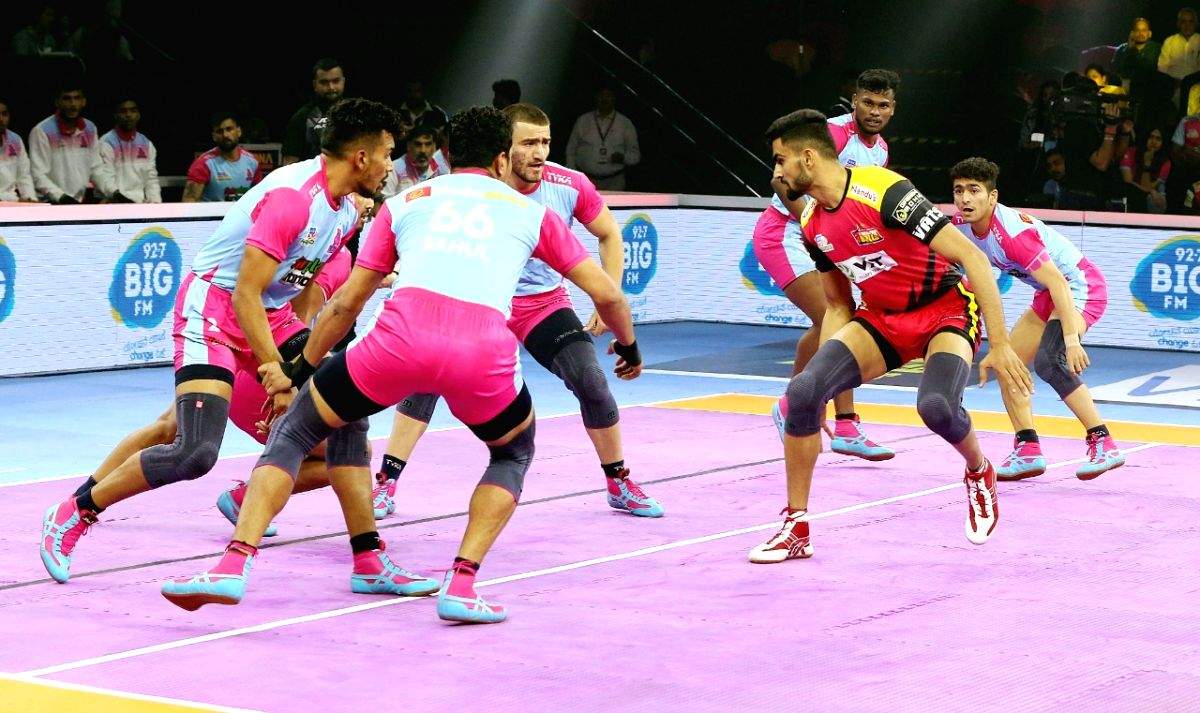 PKL 9: Jaipur Pink Panthers thrash Bengaluru Bulls 49-29 to reach final - Vimarsana News