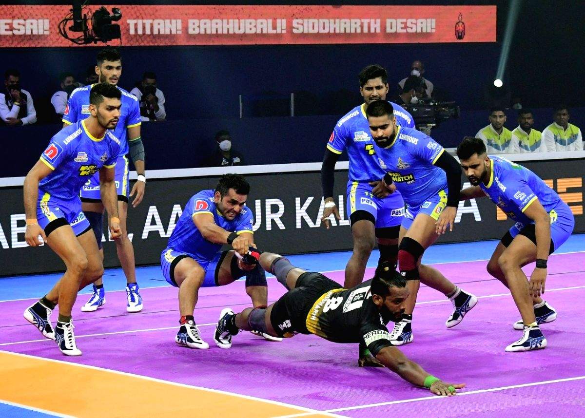 PKL: Telugu Titans fight back to earn 40-40 tie against Tamil Thalaivas - Vimarsana News