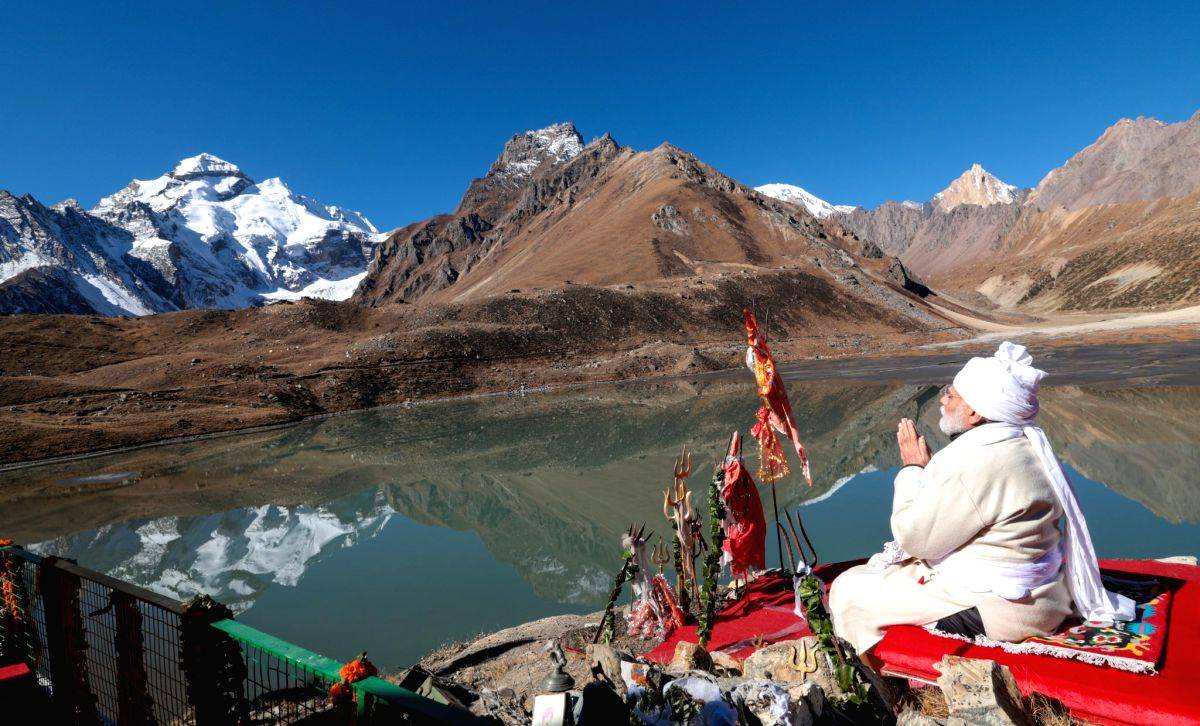 PM Modi visits Adi Kailash in Uttarakhand's Pithoragarh, offers prayers at Parvati Kund temple - Vimarsana News