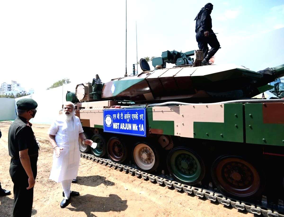 Modi hands over battle tank Arjun Mark 1A to Army - Vimarsana News