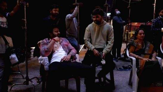 Prabhas returns to social media in BTS pix from 'Raja Deluxe' sets - Vimarsana News
