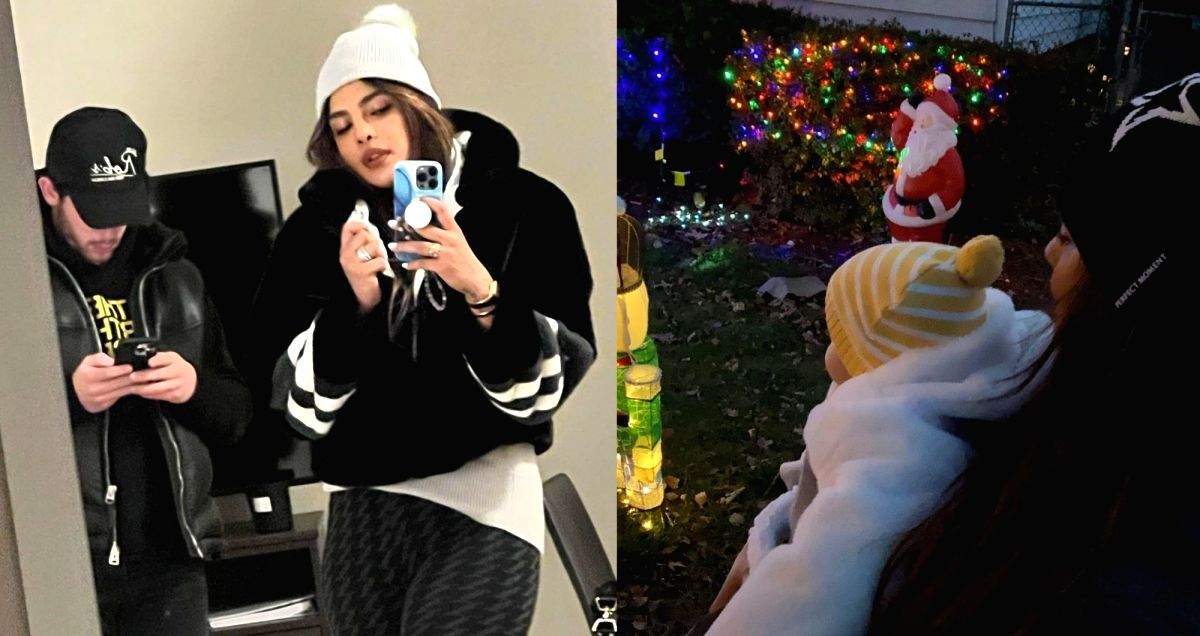 Priyanka Chopra Jonas takes daughter Malti out to show Christmas lights - Vimarsana News