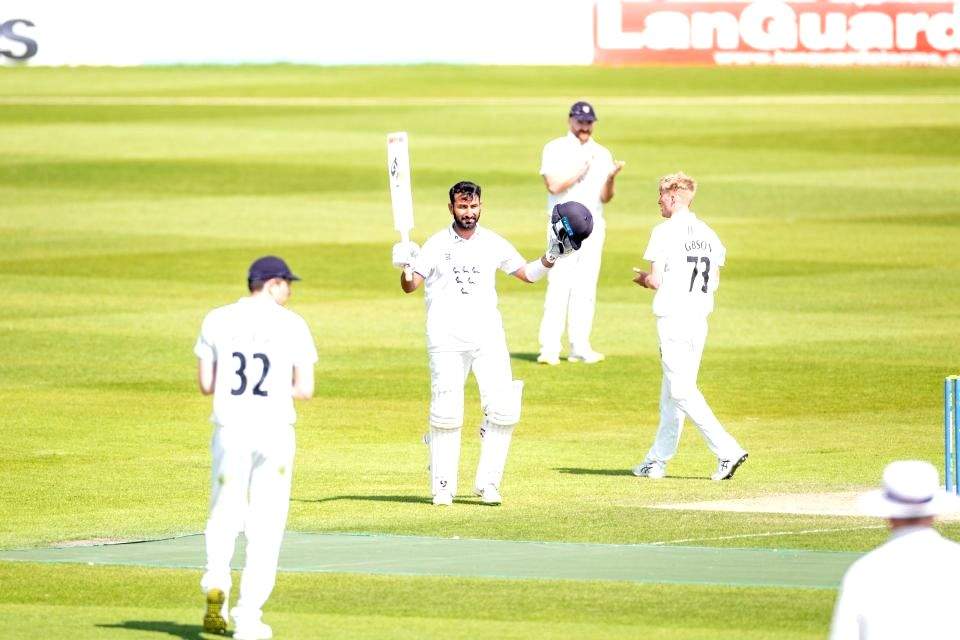 Pujara becomes second Indian after Azhar to make two double hundreds in county cricket - Vimarsana News