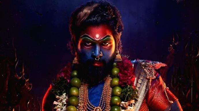 Allu Arjun dresses in saree, laden with jewellery in 'Pushpa 2' poster - Vimarsana News