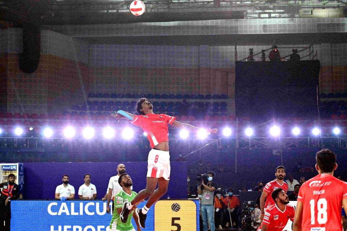 PVL: Ajithlal's power-packed performance helps Calicut Heroes clinch thriller in Kerala Derby - Vimarsana News