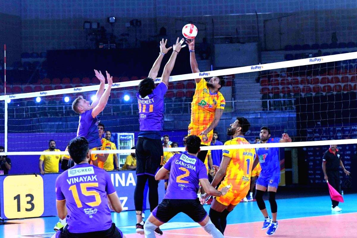 PVL: Akhin GS, Naveen Raja Jacob star in Chennai Blitz's win over Bengaluru Torpedoes - Vimarsana News