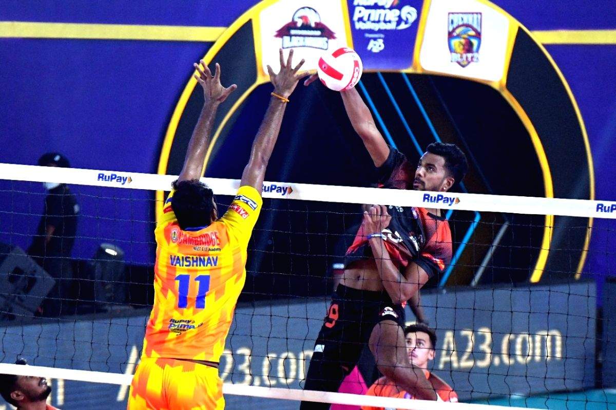 PVL: Hyderabad Black Hawks make history, register 5-0 clean sweep against Chennai Blitz - Vimarsana News