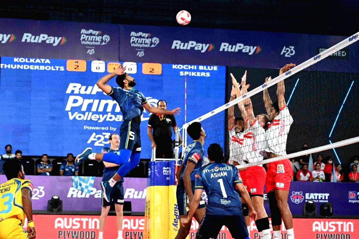 PVL: Kolkata Thunderbolts take down Kochi Blue Spikers, finish second in league stage - Vimarsana News