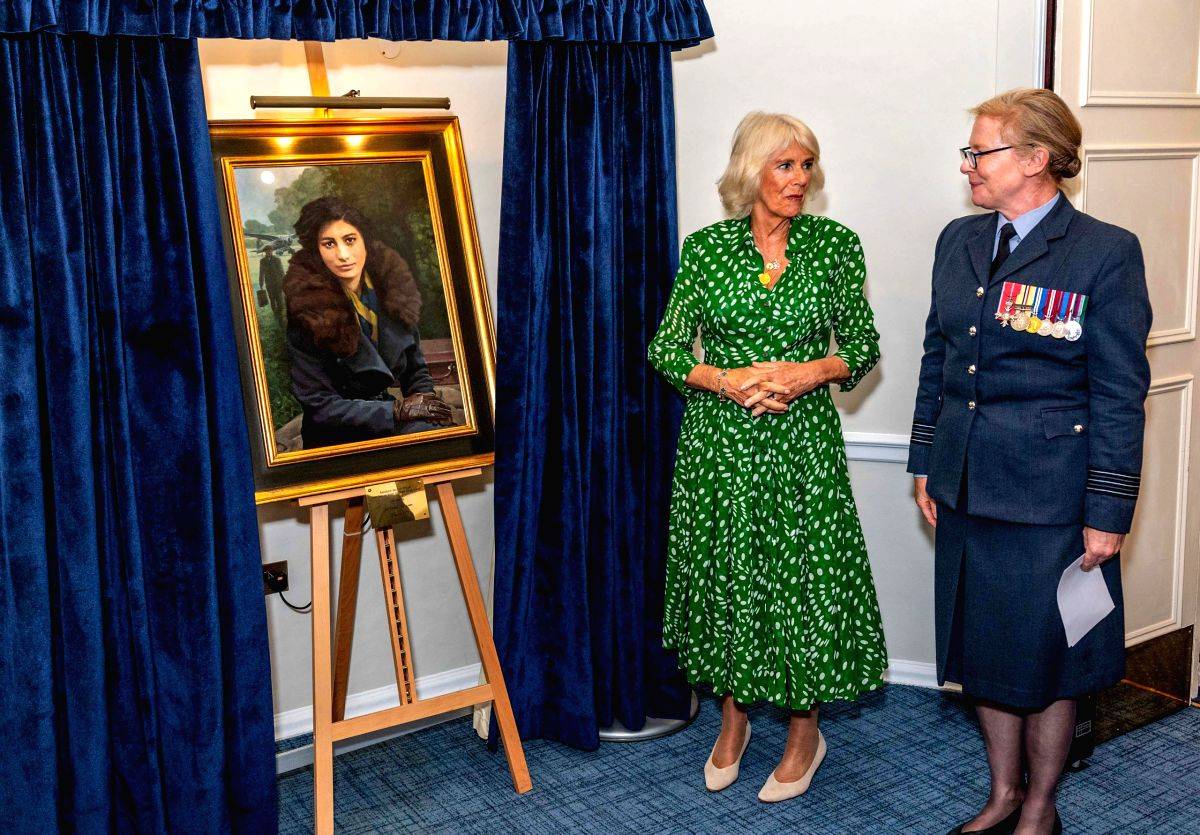 Queen Camilla unveils portrait of Indian-origin British spy Noor Inayat Khan - Vimarsana News
