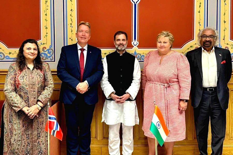 Rahul's meeting with ex-Norwegian PM extremely significant for India's development story.: Congress - Vimarsana News