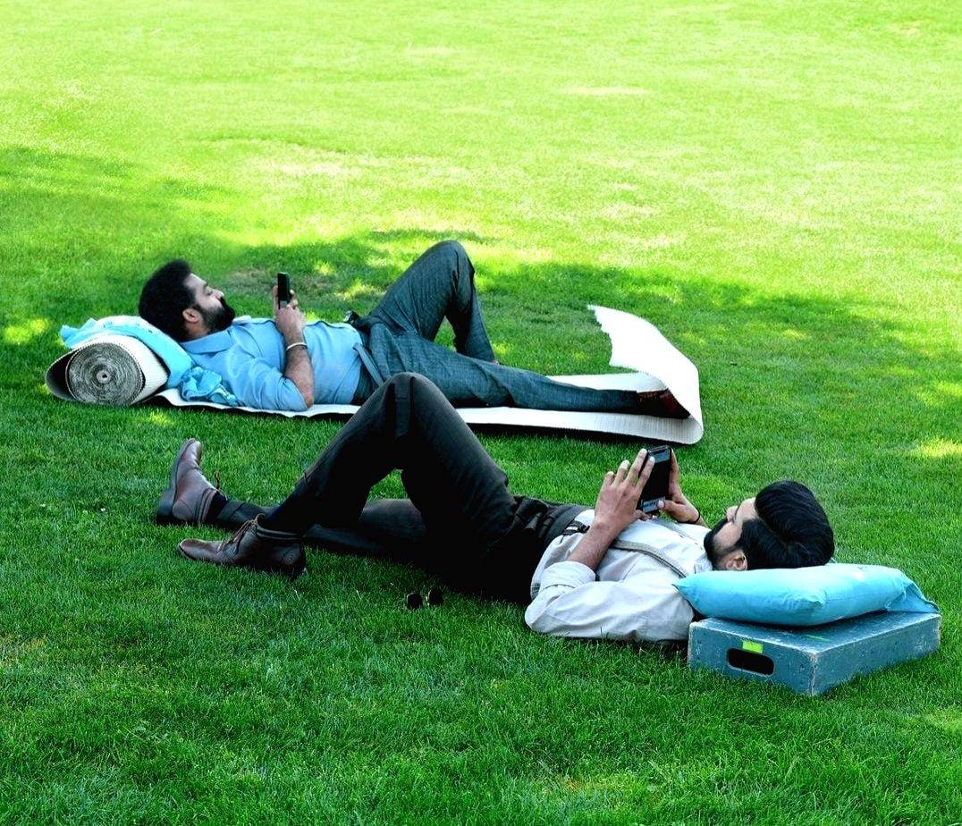 Jr NTR and Ram Charan chillax between shots on 'RRR' - Vimarsana News