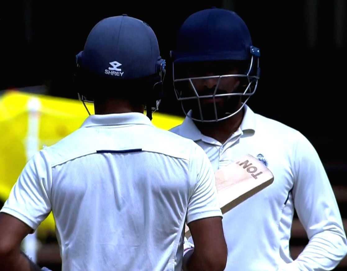Ranji Trophy Final: Shubham makes 116, Dubey unbeaten at 119; MP just 73 runs away from first innings lead - Vimarsana News